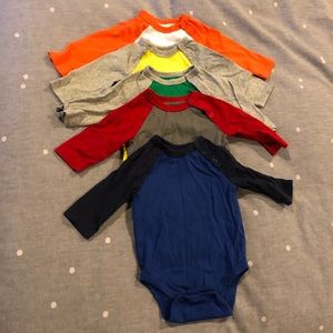 [lot of 5] Primary Baseball style long sleeve tees